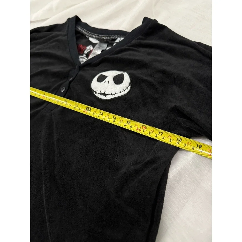 Jack Skellington The Nightmare Before Christmas Women Long Sleeve‎ Sleep Shirt M